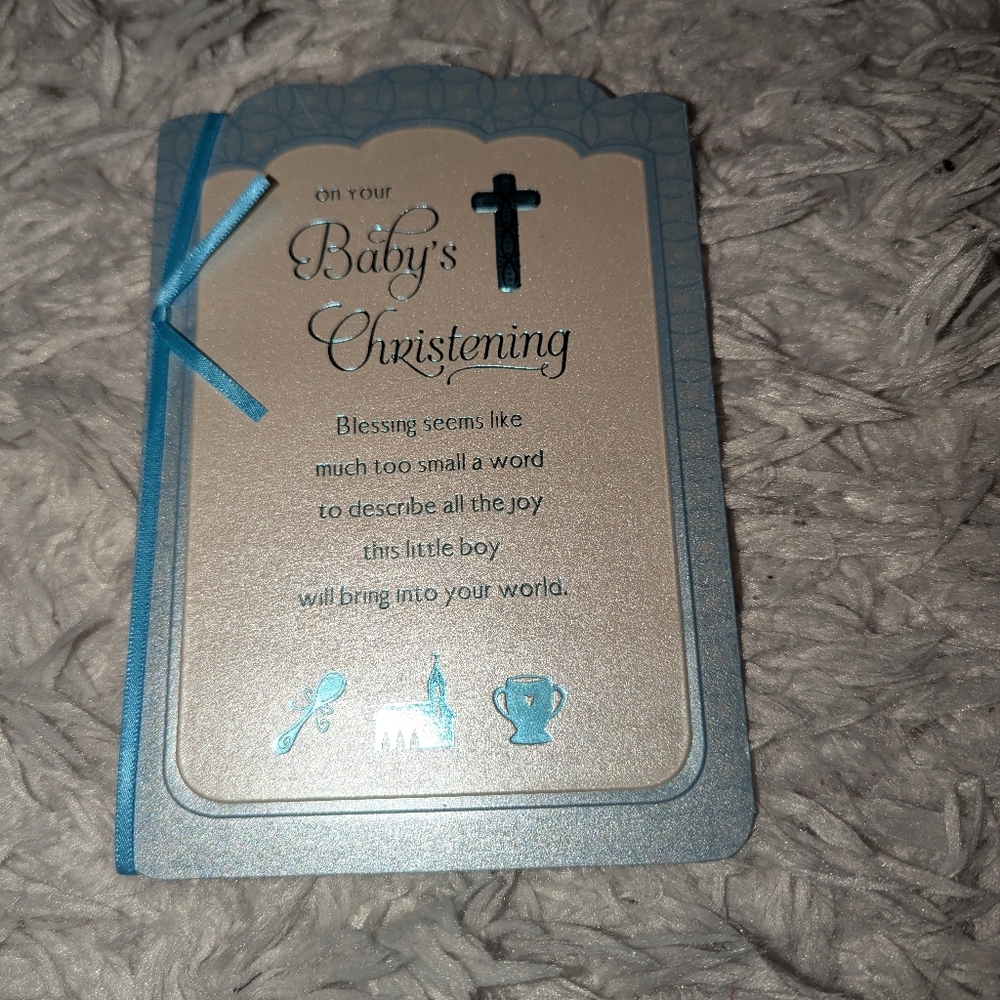 Dayspring Baby's Christening Card